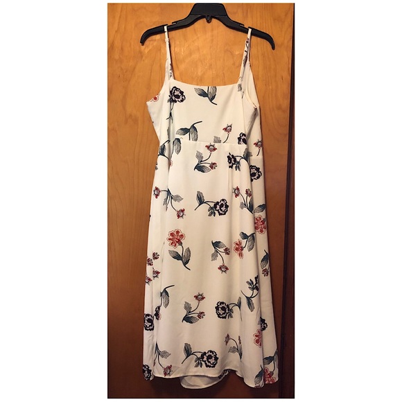 Loft Summer Floral Wrap Dress - Picture 2 of 4